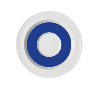 Schonwald Donna Senior Decor Saucer - Dark Blue Wide Band 169x21mm (Pack 12) Schonwald Donna Senior Decor Saucer - Dark Blue Wide Band 169x21mm (Pack 12)