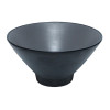 Coucou Dual Colour V-Shape Round Bowl 150mm - Grey & Black (12 Pack)