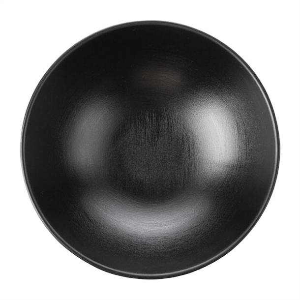Coucou Dual Colour Round Bowl 187mm - Black (12 Pack) Coucou Dual Colour Round Bowl 187mm - Black (12 Pack)