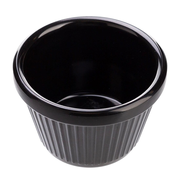 Coucou Ramekin Fluted Black - 30ml Coucou Ramekin Fluted Black - 30ml