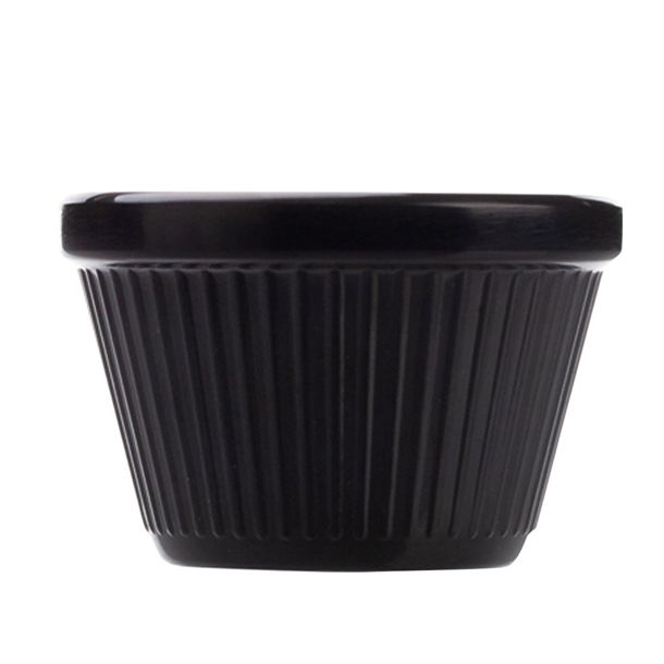 Coucou Ramekin Fluted Black - 30ml Coucou Ramekin Fluted Black - 30ml
