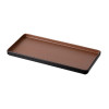 Coucou Dual Colour Rect. Plate 325x150mm - Brown & Black (9 Pack) Coucou Dual Colour Rect. Plate 325x150mm - Brown & Black (9 Pack)