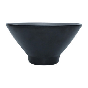 Coucou Dual Colour V-Shape Round Bowl 150mm - Grey & Black (12 Pack)