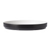 Coucou Dual Colour Round Edge Plate 200mm - White & Black (12 Pack) Coucou Dual Colour Round Edge Plate 200mm - White & Black (12 Pack)