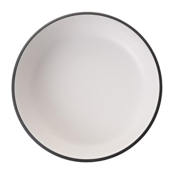 Coucou Dual Colour Round Sauce Dish 155mm - White & Black (12 Pack) Coucou Dual Colour Round Sauce Dish 155mm - White & Black (12 Pack)
