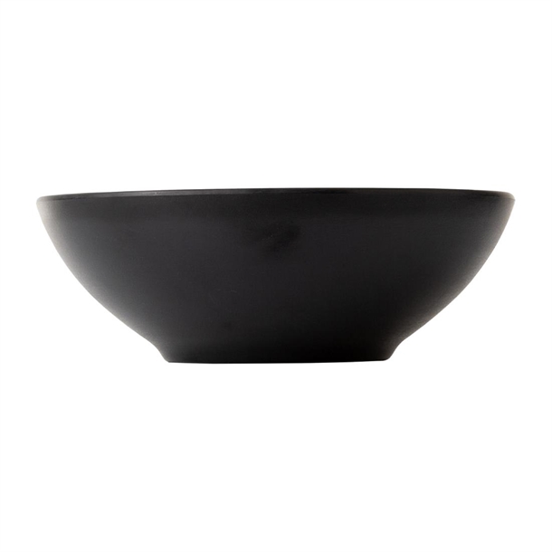 Coucou Dual Colour Round Bowl 210mm - White & Black (9 Pack)