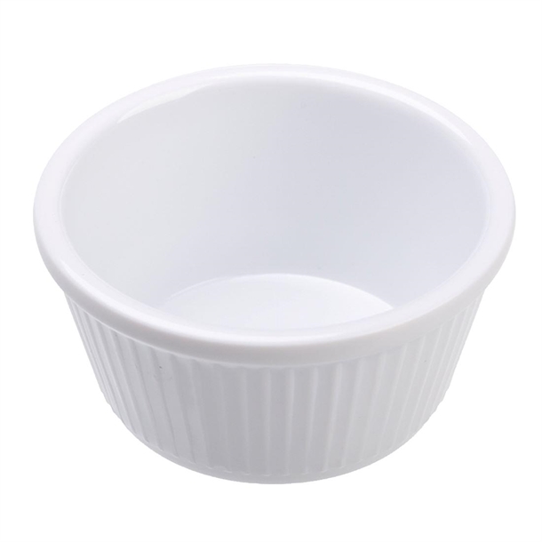 Coucou Ramekin Fluted White - 120ml Coucou Ramekin Fluted White - 120ml