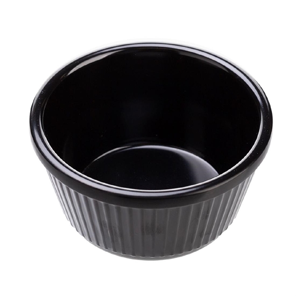 COUCOU Ramekin Fluted Black - 120ml