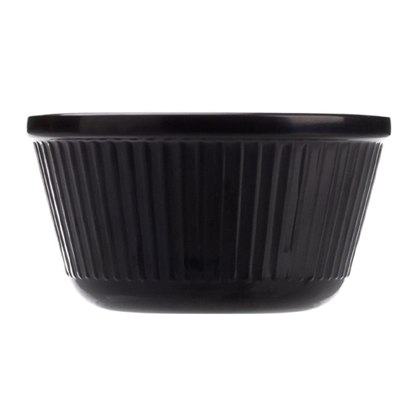 COUCOU Ramekin Fluted Black - 120ml