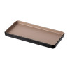 Coucou Dual Colour Rect. Plate 250x120mm - Beige & Black (12 Pack) Coucou Dual Colour Rect. Plate 250x120mm - Beige & Black (12 Pack)