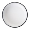 Coucou Dual Colour Round Sauce Dish 76mm - White & Black (40 Pack) Coucou Dual Colour Round Sauce Dish 76mm - White & Black (40 Pack)