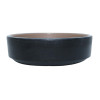 Coucou Dual Colour Round Sauce Dish 100mm - Beige & Black (20 Pack)
