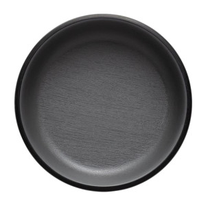 Coucou Dual Colour Round Sauce Dish 100mm - Grey & Black (20 Pack)