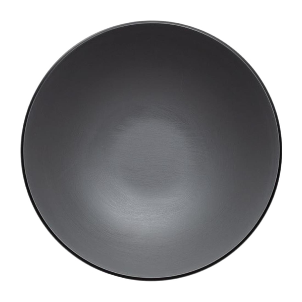 Coucou Dual Colour Round Bowl 187mm - Grey & Black (12 Pack) Coucou Dual Colour Round Bowl 187mm - Grey & Black (12 Pack)