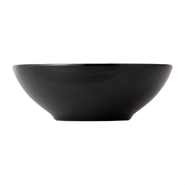 Coucou Dual Colour Round Bowl 187mm - White & Black (12 Pack) Coucou Dual Colour Round Bowl 187mm - White & Black (12 Pack)