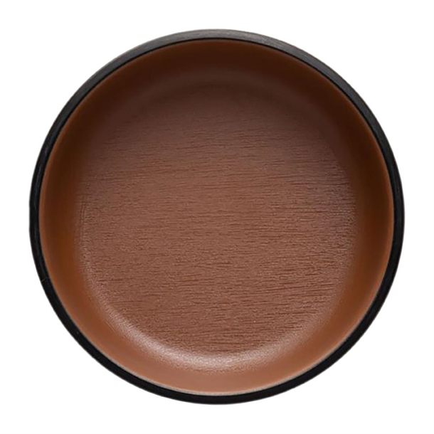 Coucou Dual Colour Round Sauce Dish 76mm - Brown & Black (40 Pack) Coucou Dual Colour Round Sauce Dish 76mm - Brown & Black (40 Pack)