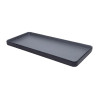 Coucou Dual Colour Rect. Plate 290x130mm - Grey & Black (12 Pack)