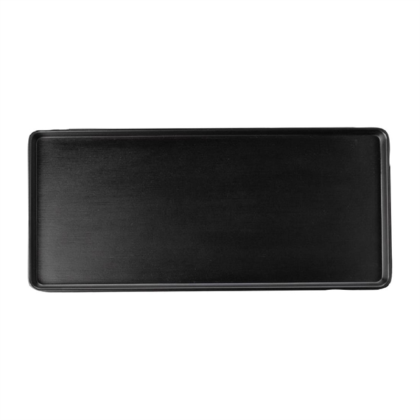 Coucou Dual Colour Rect. Plate 290x130mm - Black (12 Pack) Coucou Dual Colour Rect. Plate 290x130mm - Black (12 Pack)