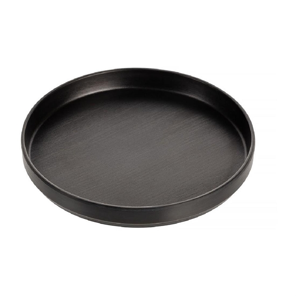 Coucou Dual Colour Round Edge Plate 200mm - Black & Black (12 Pack) Coucou Dual Colour Round Edge Plate 200mm - Black & Black (12 Pack)
