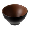 Coucou Dual Colour Round Bowl 110mm - Brown & Black (24 Pack) Coucou Dual Colour Round Bowl 110mm - Brown & Black (24 Pack)