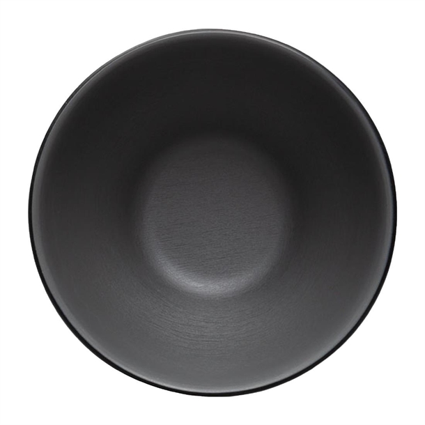 Coucou Dual Colour Round Bowl 110mm - Grey & Black (24 Pack)
