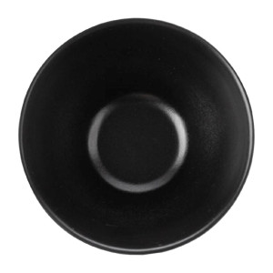 Coucou Dual Colour Round Bowl 110mm - Black (24 Pack)