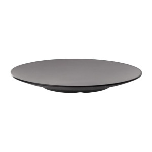 Coucou Dual Colour Round Plate 300mm - Grey & Black (12 Pack)