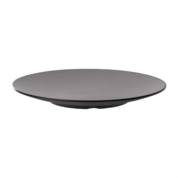Coucou Dual Colour Round Plate 300mm - Grey & Black (12 Pack) Coucou Dual Colour Round Plate 300mm - Grey & Black (12 Pack)