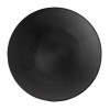 Coucou Dual Colour Round Plate 300mm - Black (12 Pack)