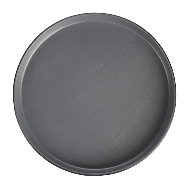 Coucou Dual Colour Round Edge Plate 200mm - Grey & Black (12 Pack) Coucou Dual Colour Round Edge Plate 200mm - Grey & Black (12 Pack)