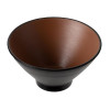 Coucou Dual Colour V-Shape Round Bowl 150mm - Brown & Black (12 Pack)