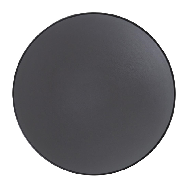 Coucou Dual Colour Round Plate 250mm - Grey & Black (9 Pack)