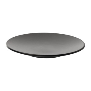 Coucou Dual Colour Round Plate 205mm - Grey & Black (12 Pack)