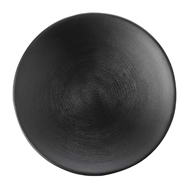 Coucou Dual Colour Round Plate 205mm - Black (12 Pack) Coucou Dual Colour Round Plate 205mm - Black (12 Pack)