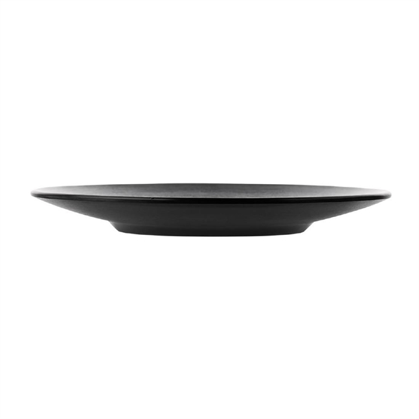 Coucou Dual Colour Round Plate 205mm - Black (12 Pack) Coucou Dual Colour Round Plate 205mm - Black (12 Pack)