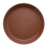Coucou Dual Colour Flat Round Bowl 290mm - Brown & Black (12 Pack)