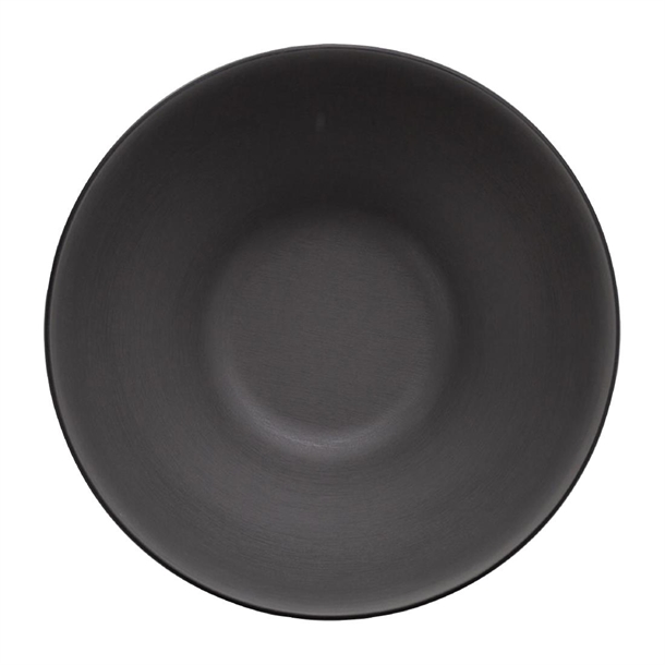 Coucou Dual Colour Round Bowl 210mm - Grey & Black (12 Pack) Coucou Dual Colour Round Bowl 210mm - Grey & Black (12 Pack)