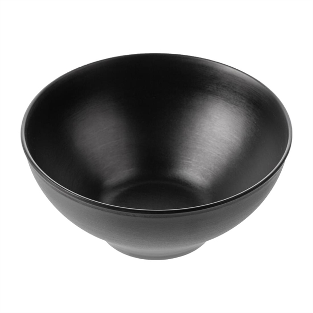 Coucou Dual Colour Round Bowl 210mm - Black (12 Pack) Coucou Dual Colour Round Bowl 210mm - Black (12 Pack)