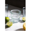 Olympia Recycled Glass Ribbed Stackable Tumblers 300ml (6 Pack)