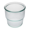 Olympia Recycled Glass Ribbed Stackable Tumblers 300ml (6 Pack)