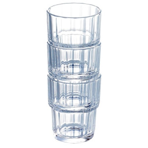 Arcoroc Norvege Stacking Old Fashioned Tumbler - 250ml 8.75oz (6 Pack)