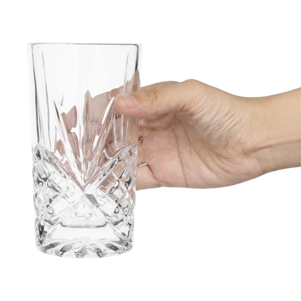 Olympia Old Duke Glass Tumblers 350ml (6 Pack) Olympia Old Duke Glass Tumblers 350ml (6 Pack)
