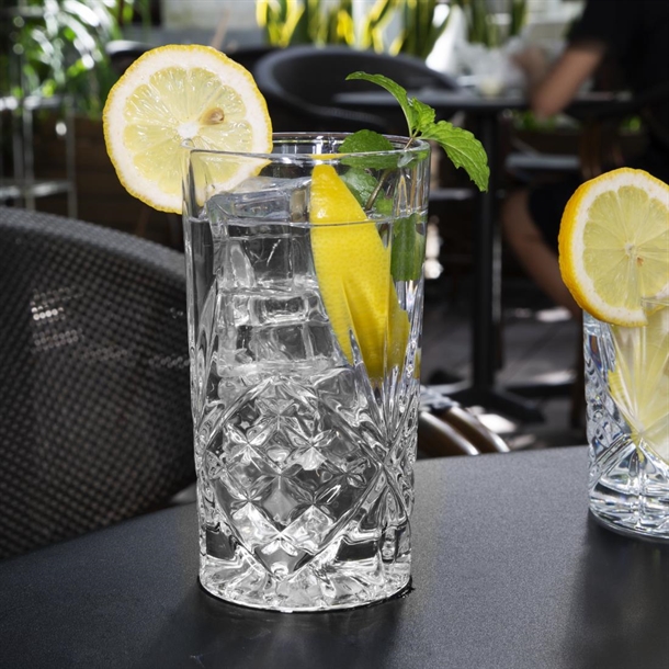 Olympia Old Duke Glass Tumblers 350ml (6 Pack) Olympia Old Duke Glass Tumblers 350ml (6 Pack)