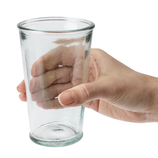 Olympia Recycled Glass Conical Tumblers 300ml (6 Pack) Olympia Recycled Glass Conical Tumblers 300ml (6 Pack)