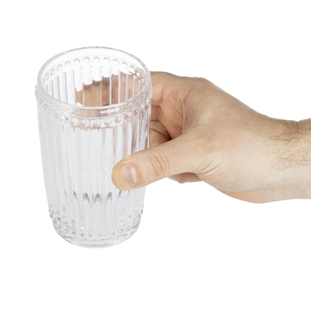 Olympia Baroque Hi Ball Clear 395ml (6 Pack) Olympia Baroque Hi Ball Clear 395ml (6 Pack)