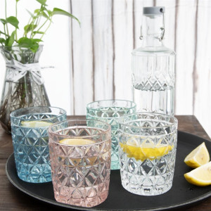 Olympia Havana Tumblers Pink 300ml (6 Pack) Olympia Havana Tumblers Pink 300ml (6 Pack)
