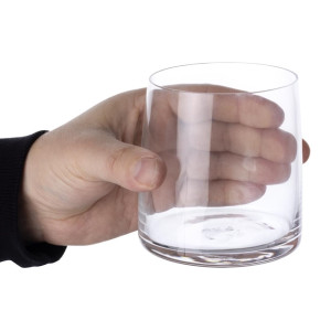 Olympia Arno Double Rocks Crystal Tumblers 395ml (6 Pack)