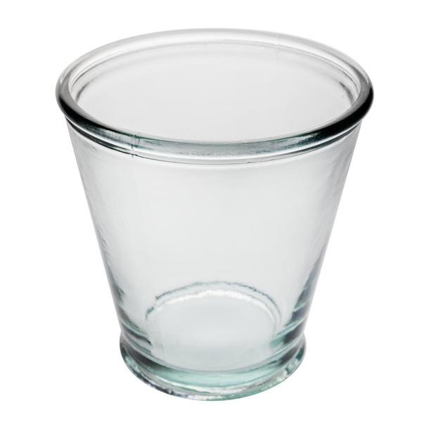 Olympia Recycled Glass Conical Tumblers 220ml (6 Pack) Olympia Recycled Glass Conical Tumblers 220ml (6 Pack)