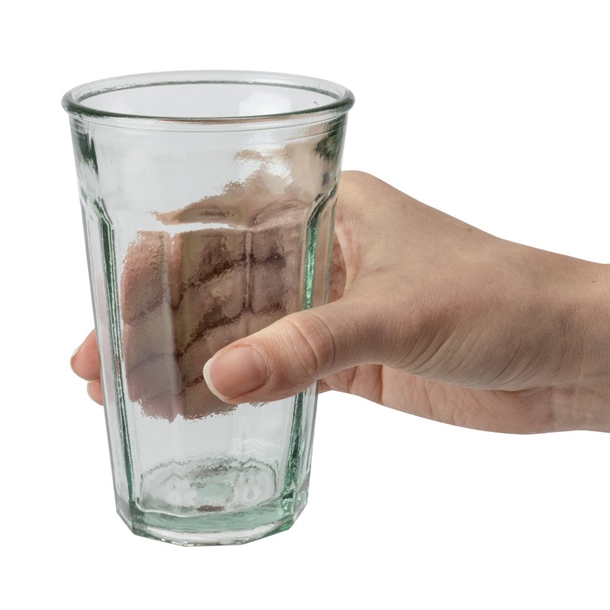 Olympia Recycled Glass Orleans Tumblers 275ml (6 Pack) Olympia Recycled Glass Orleans Tumblers 275ml (6 Pack)