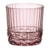 Bormioli Rocco America'20s Rocks Glasses 300ml Lilac Rose (6 Pack)